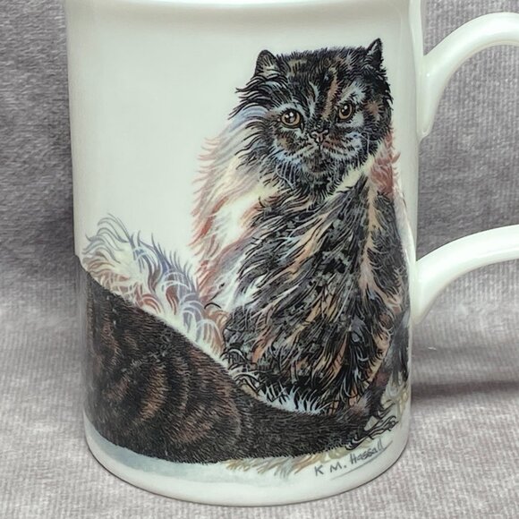 Cats Galore Mug Roy Kirkham England 2005 Fine Bone China 12oz Cup K.M. Hassall - Picture 6 of 11